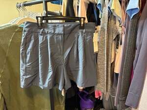 CALIA Women's High-Rise 4" Inseam Traditional Golf Short in Ardosia Slate